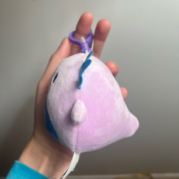 Original Squishmallows  Monica Clip on clip Kellytoy purple tiny clip on - Picture 9 of 10